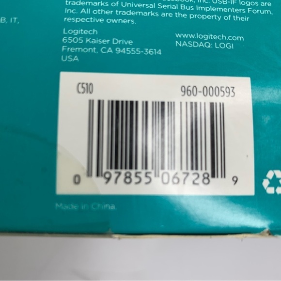 Logitech HD Webcam c510 Dazzling Photos 1 click upload to U-Tube or FB New n Box - Picture 6 of 12